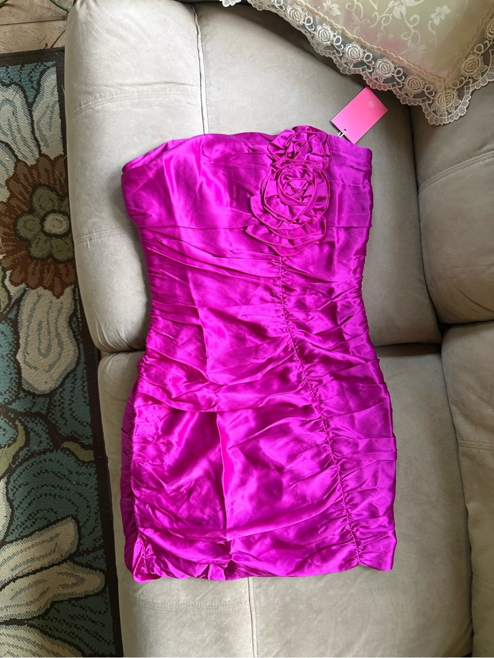Amanda Uprichard Tenley Dress-100% Silk-NWT